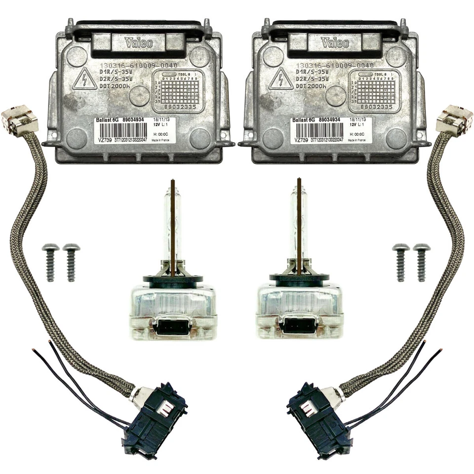2x OEM para 07-11 Volkswagen Eos Lastre de xenón y kit de bombilla HID D1S Unidad de control 6G Foto 2 de 3