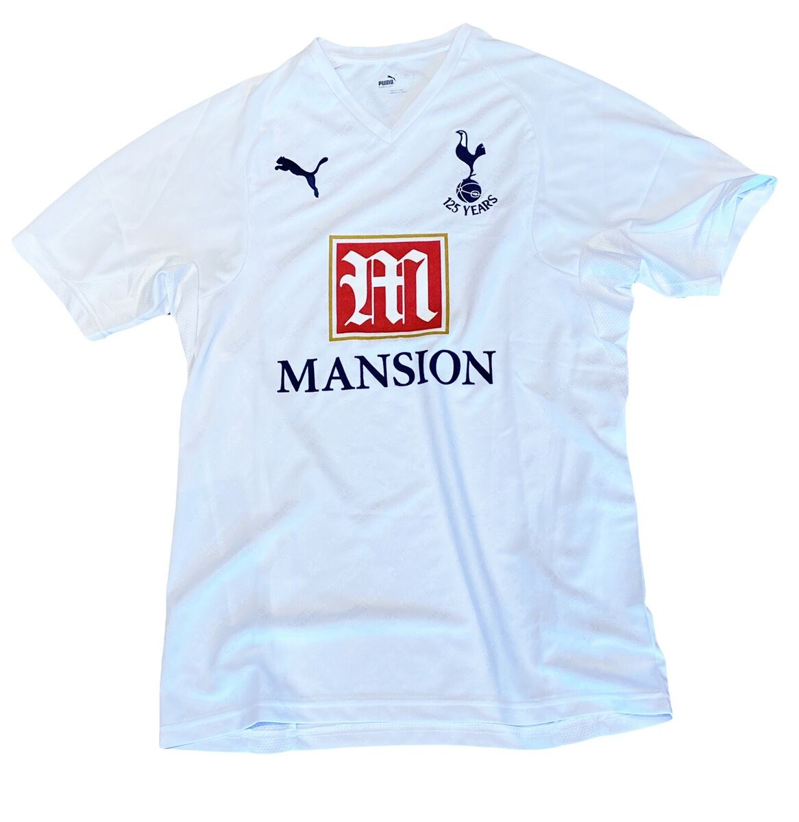New PUMA Tottenham Spurs 125 Year Football Shirt Home White New PUMA Tottenham Spurs 125 Year Football Shirt Home White