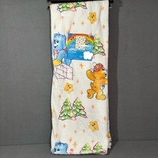 Care Bears Snowball Christmas Holiday Plush Home Decor Blanket Throw Multicolor