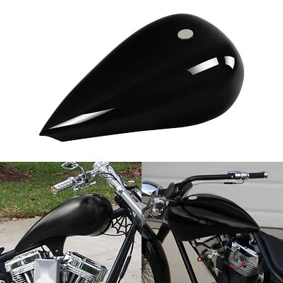 Bediffer Tanque De Gasolina De 9L Para Motocicleta – Estilo Vintage Negro Brillante Universal Para CG125