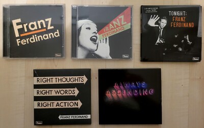 [CD] Franz Ferdinand Sammlung: Always Ascending Tonight Right Thoughts Words