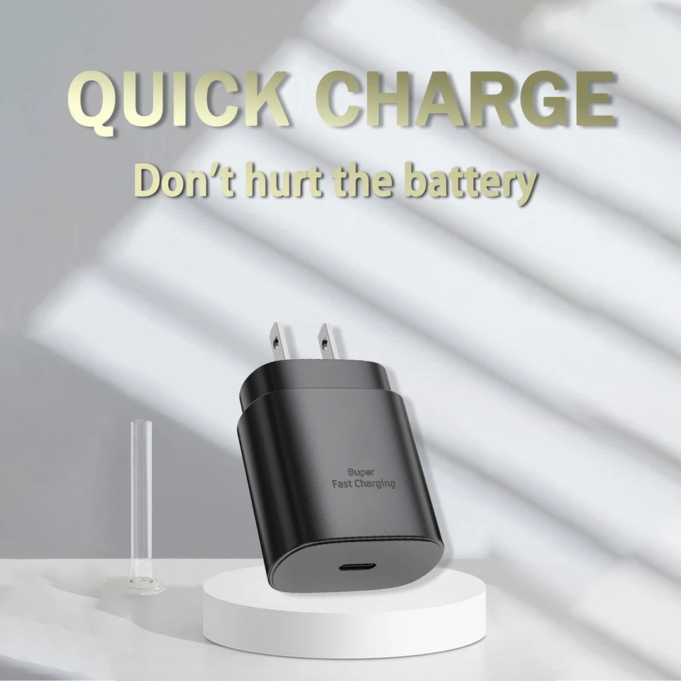 100x USB C Fast Charger Block 25W Type C Charging Cube Brick For Samsung iPhone - Image 4 of 4