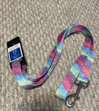 NWT East Side Collection Confetti Print Raspberry Lead 1inch X 6feet Dogs Pet