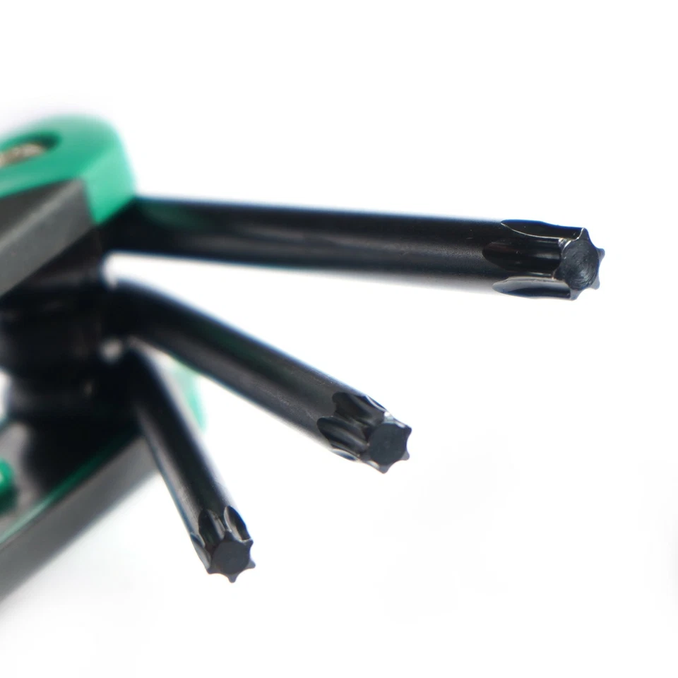 JRSDRIVE Hex key set, Folding, 25 Peice, SAE, Metric and Torx, CRV, Black Finish - Image 4 of 4