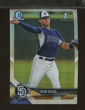2018 Bowman Chrome #BDC-144 SEAN GUILBE Rookie RC Refractor Padres @QG12