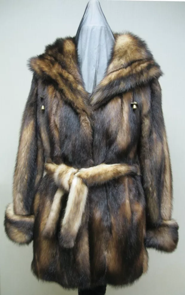 FREE SHIPG WARMING REAL SIBERIAN NATURAL BLACK FOREST FITCH LADY