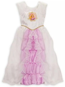 Disney Store Princess Rapunzel Tangled Wedding Dress Up Kids Gown