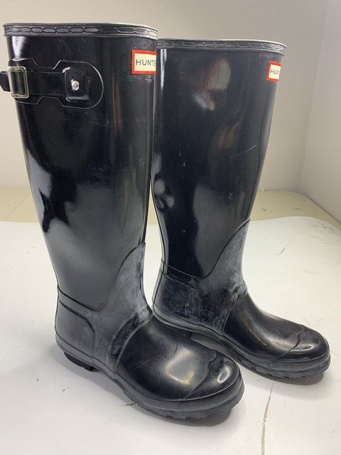 graphite hunter rain boots