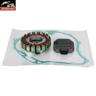 Stator Coil + Regulator Rectifier With Gasket For Kawasaki KLE400