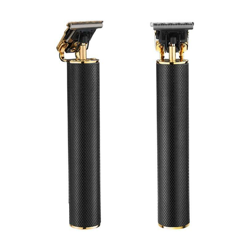 Tondeuse cheveux electrique rechargeable noire avec sabots reglables