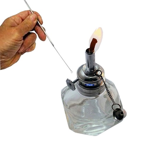 Spiritus Glas Brenner Lampe verstellbar 3/16" Docht Juweliere Hobby Lampe Wachsarbeit - Bild 3 von 4