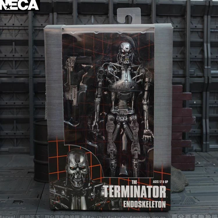 The Terminator Action Figure Endoskeleton T-800 with Plasma Rifle with Box Toy - Image 3 of 3