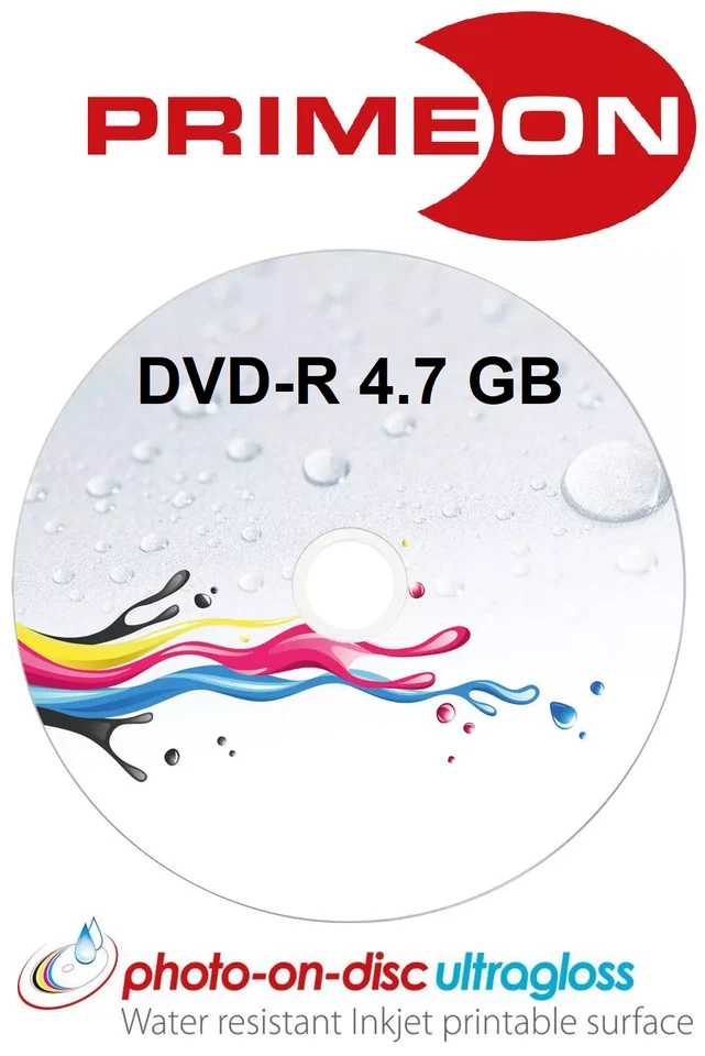 Primeon DVD-R 4.7GB/120Min/16x Cakebox (50 Disc) photo-on-disc Ultragloss - Bild 2 von 4