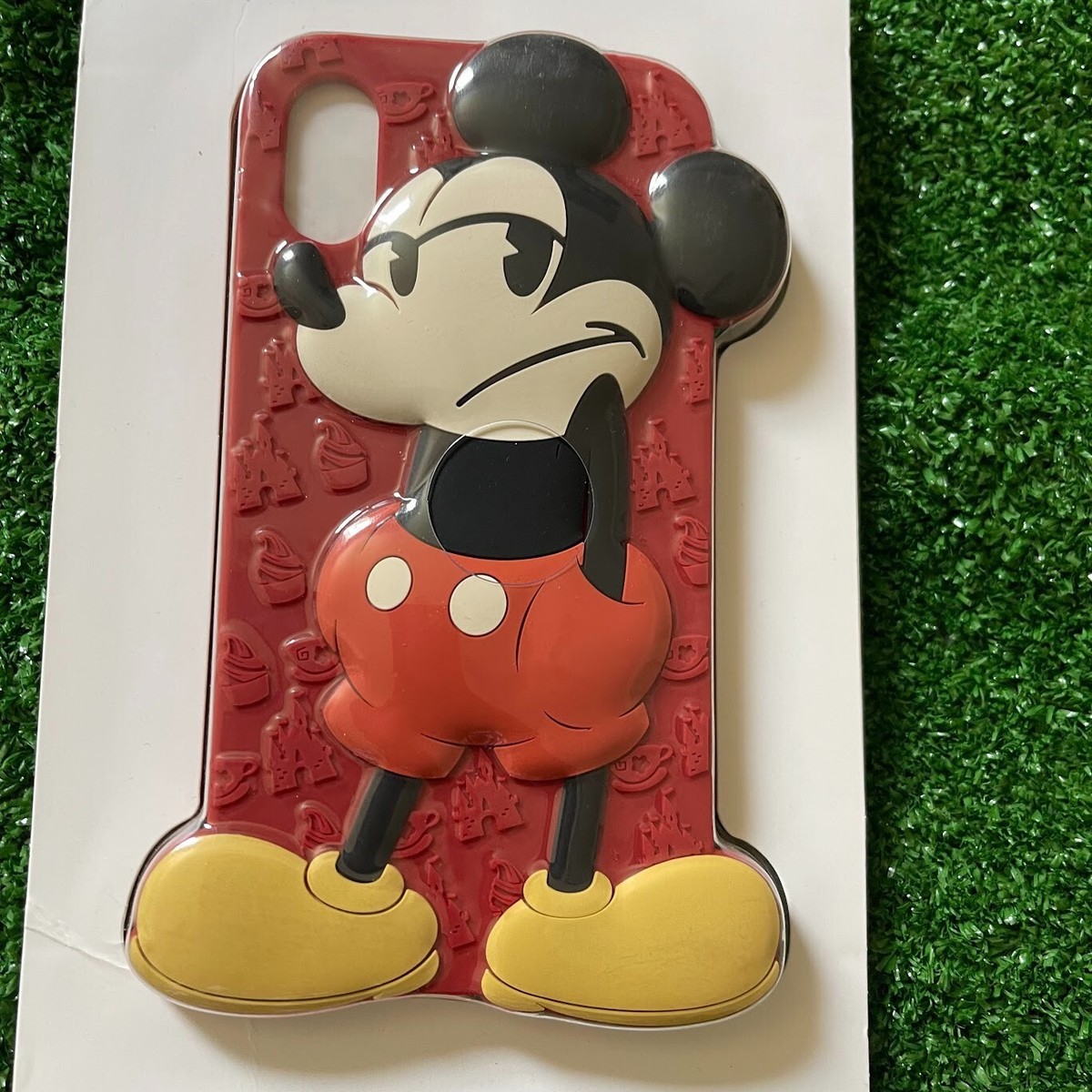 Disney Park D-Tech Retro Mickey Mouse 3D Red iPhone X/ XS Rare