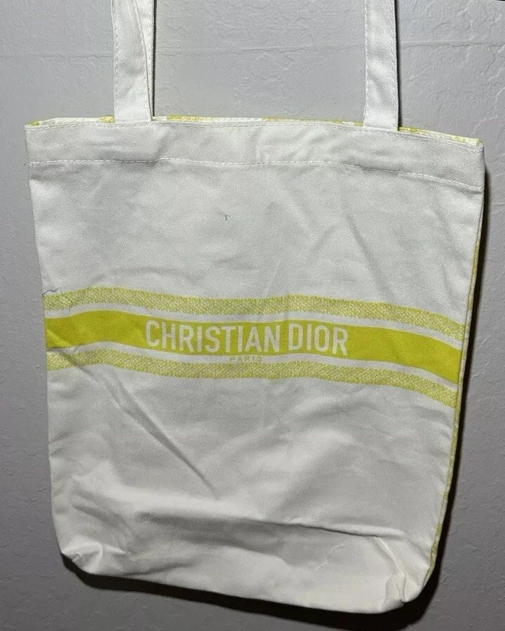 Sac fourre tout Christian Dior DIORIVIERA jaune nouveauté neuf