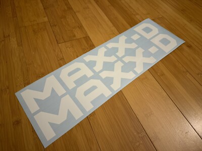 Maxx Sticker Maxxd Trailers 18” White Decals new logo MAXX-D Replacement Stickers ...