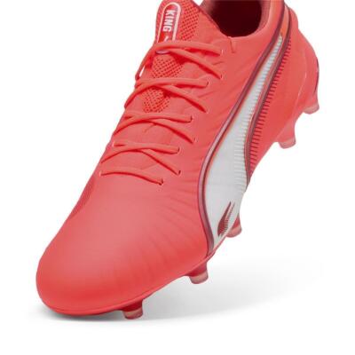 PUMA KING ULTIMATE FG/AG, Glowing Red-PUMA White-Red Fire