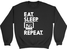 Eat Sleep Quiz Master Repeat Mens Womens Sweatshirt Jumper