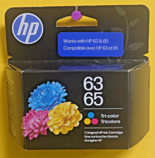 HP Tri-Color 63/65 Ink Cartridge Exp: 01/2028
