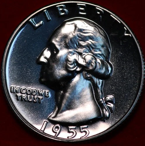 1955-P Washington Quarter Proof — photo from another recent sale