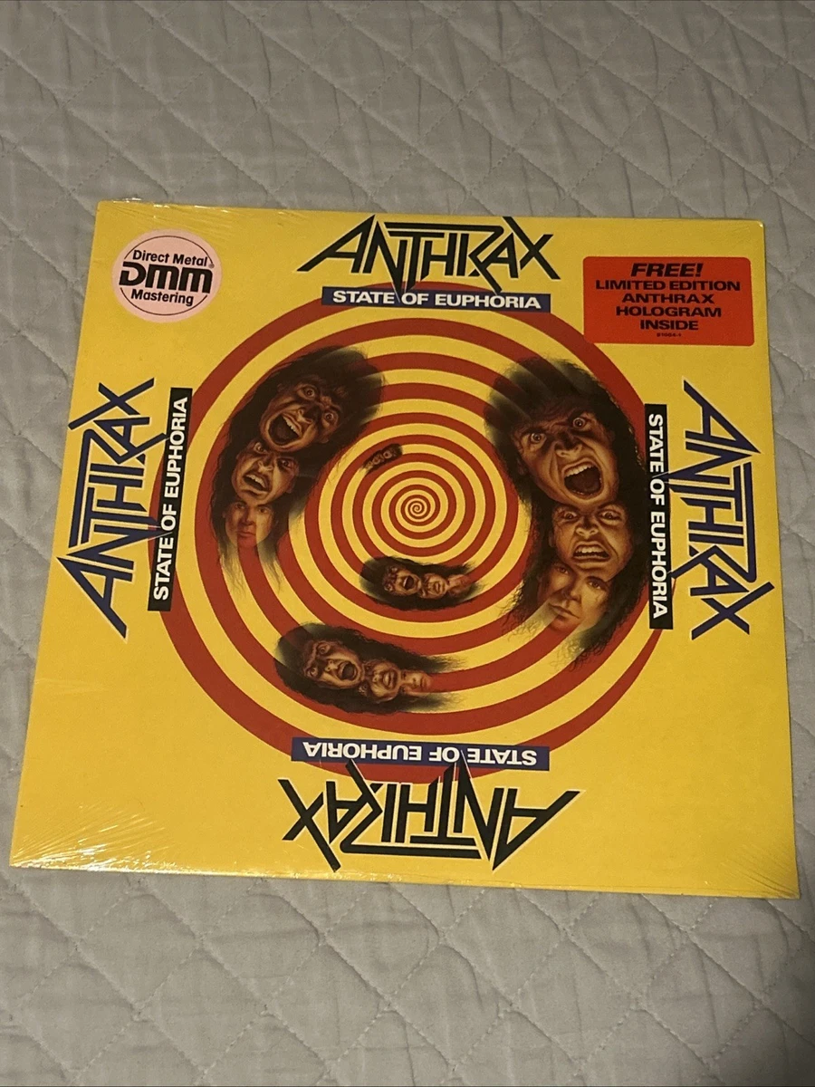 Original Anthrax State of Euphoria LP Album 1988 Club Edition MINT