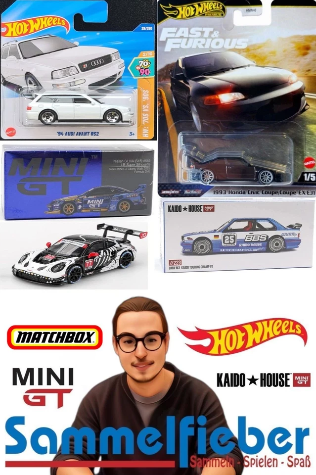 Mini GT, Kaido House & Hot Wheels - Diecast Verkaufsstream by sammel-fieber