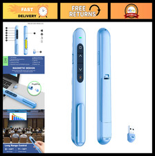 Wireless Presentation Clicker for PowerPoint - USB Remote with Volume Control, S