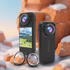 2PCS For Insta360 X4 Air Optical Glass Lens Protector 10H Hardness Anti-Scratch