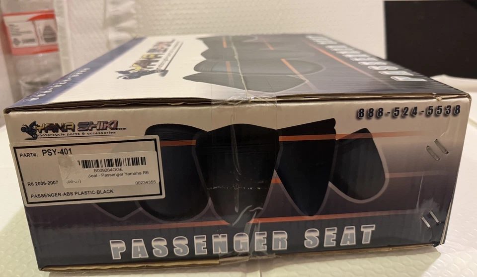 Asiento trasero de pasajero de repuesto Yana Shiki YAMAHA YZF R6 2006-2007  Foto 2 de 4