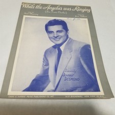 While the Angelus Was Ringing Les Trois Cloches Johnny Desmond Sheet Music 1948