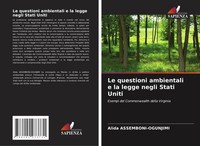 Le Questioni Ambientali E La Legge Negli Stati Uniti Alida Assemboni-Ogunjimi