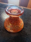 Northwood Marigold Grape and Cable Punch Bowl Base