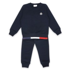 Moncler Kids Logo Sweatshirt and Pants Set Navy 8M00010 89AEB 778 127376662