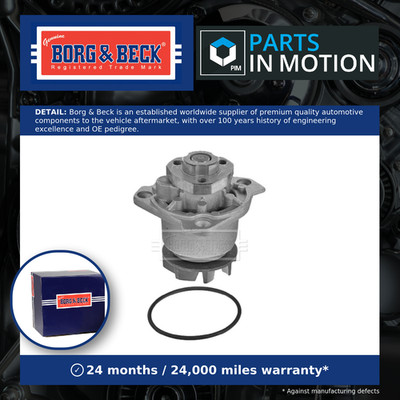 Water Pump fits PORSCHE CAYENNE 92A, 9PA 3.2 3.6 2003 on Coolant B&B 95510601100
