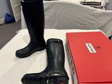 Hunter Original Tall Women's Rain Boots - Navy, 7 US - new never used