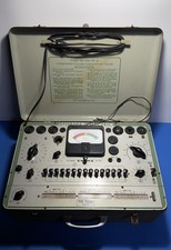 Vintage Sylvania Electric Tube Tester Type 220 Power On Needle Moves