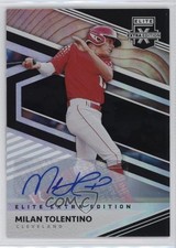 2020 Panini Elite Extra Edition Signatures Milan Tolentino #131 Auto 0nr3