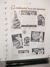 radio trade mag ad 1936 US PRINTING Cincinnati Green Spot orange soda sign