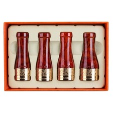 Cigar Mouthpiece Set for Men and Women Short Holder 4 Piece Set, Red 