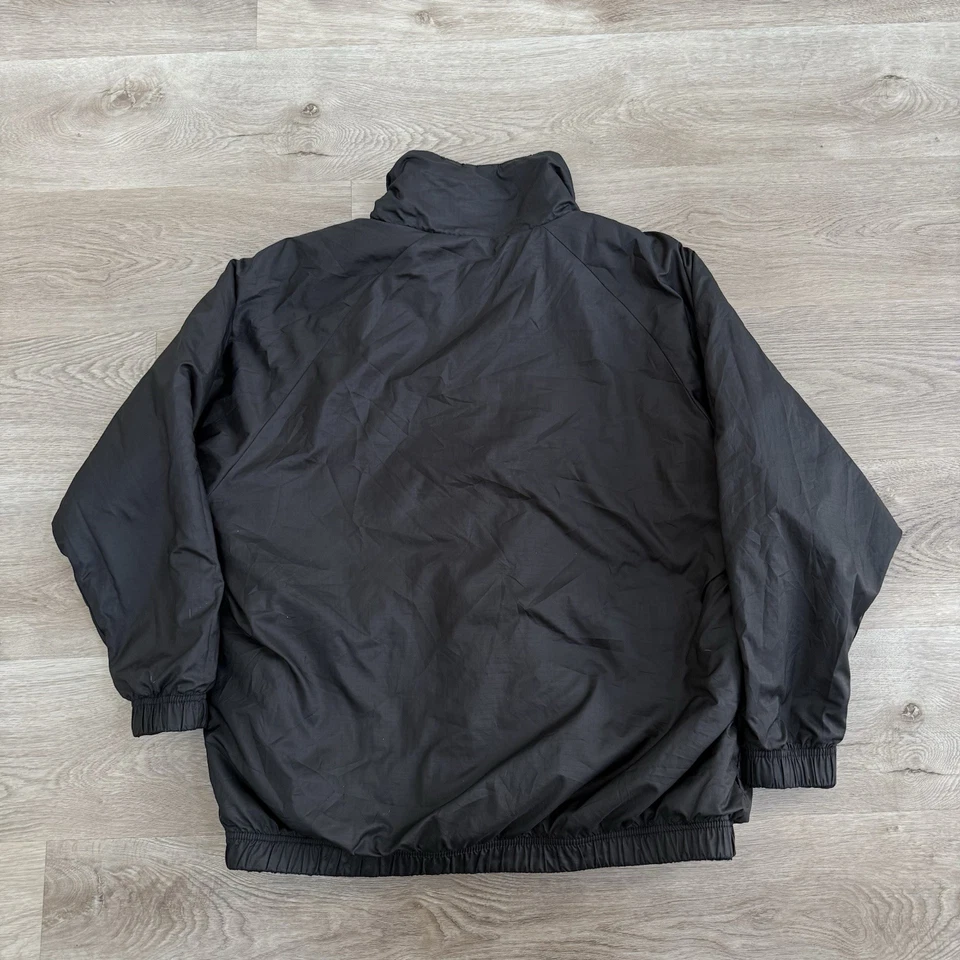 Nike Big Swoosh Reversible Boa Jacket Fleece Sherpa S Black Oversized Winter - Image 4 of 4