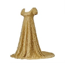 Daphne Regency Women's Elegant Lace Dress Vintage-Inspired A-Line Formal Gown