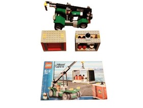 LEGO City Ladder Truck & Container Stacker 7239+7992