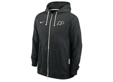 Nike Purdue University Football FZ Official On Field Dri-fit Hoodie Size Medium