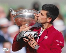 Novak Djokovic Signed 8x10 Photograph Autograph JSA COA Tennis Serbia