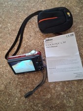 ⭐️美品⭐️ニコン Nikon COOLPIX L30 レッド 動作確認済み Nikon デジタルカメラ COOLPIX L30