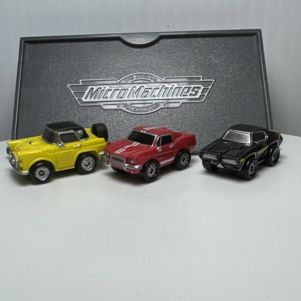 Micro Machines 1987 Galoob Lot of 6 Thunderbird-Mustang-Pontiac-Rolls Royce, Etc - Image 4 of 4