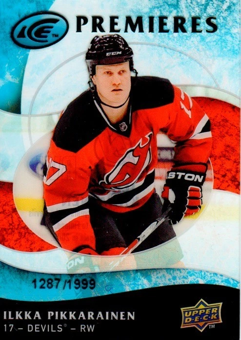 2009-10 Upper Deck Ice - #108 Ilkka Pikkarainen - Rookie Card RC! SN #/1999 - Bild 1 von 1