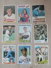 Vintage Baseball Card Lot Topps Nolan Ryan Eckersley George Brett Schmidt