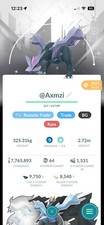 Shiny Kyurem  White Background  Level 50  3 Move  GO TOUR  TRADE  