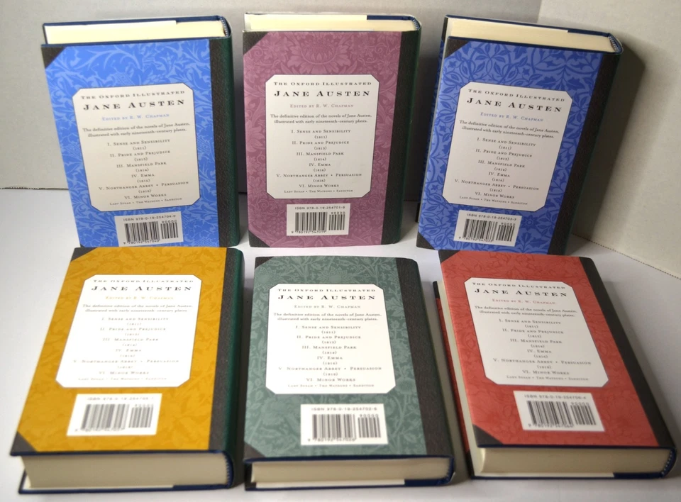 1988 THE OXFORD ILLUSTRATED JANE AUSTEN 6 VOLUME COLLECTION HARDCOVER DJ) - Image 2 of 4